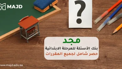 بنك الأسئلة للمرحلة الابتدائية حصر شامل لجميع المقررات