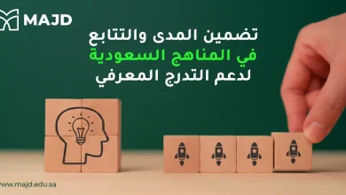 تضمين المدى والتتابع في المناهج السعودية لدعم التدرج المعرفي